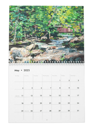 Image of 2025 Places Painted Calendar