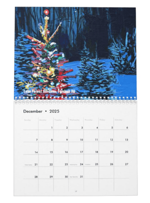Image of 2025 Places Painted Calendar