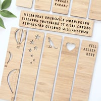 Image 2 of Bamboo Bookmark. Australia Souvenir. Book Lover Gift. Bookmarks.