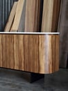 JEWELL SIDEBOARD IN TASMANIAN BLACKWOOD AND NERO MARBLE