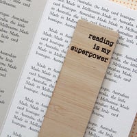 Image 5 of Reading is My Superpower Bookmark. Book Lover Gift. Bookmarks for Kids.