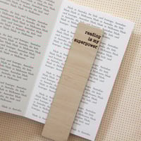 Image 2 of Reading is My Superpower Bookmark. Book Lover Gift. Bookmarks for Kids.