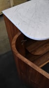 DILSTON DRINKS CABINET IN TASMANIAN BLACKWOOD AND MARBLE