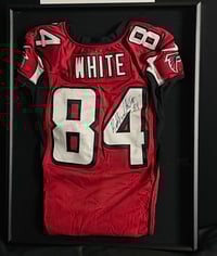 Authentic Autographed and Game Worn Roddy White Jersey Raffle
