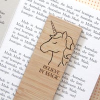 Image 1 of Unicorn Bookmark. Book Lover Gift. Bookmarks for Kids.