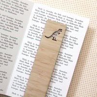 Image 2 of Dinosaur Bookmark. Dino Gift. Bookmarks For Kids. 