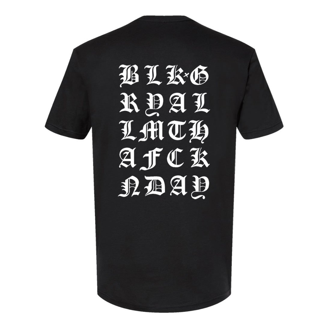 BLACKLETTER BLKxGRY Tee