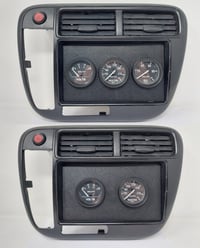 Image 1 of 1999-2000 Honda Civic Radio Gauge Pod / Plate