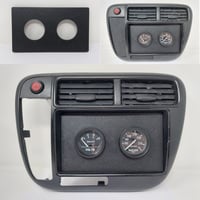 Image 3 of 1999-2000 Honda Civic Radio Gauge Pod / Plate