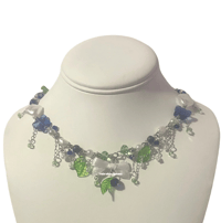 Image 2 of Blueberry Pie Necklace