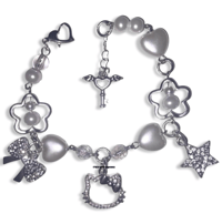 Image 1 of Pretty Princess Hello Kitty Charm Bracelet