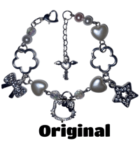 Image 2 of Pretty Princess Hello Kitty Charm Bracelet