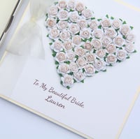 Image 1 of To My Beautiful Bride Card. Personalised Card. On Our Wedding Day Card.