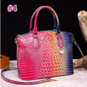 Tie-dyed Crocodile Skin Large Satchel Bag