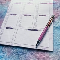 Image 3 of BTS themed WEEKLY PLANNER | A4 | 8,3 × 11,7 | 