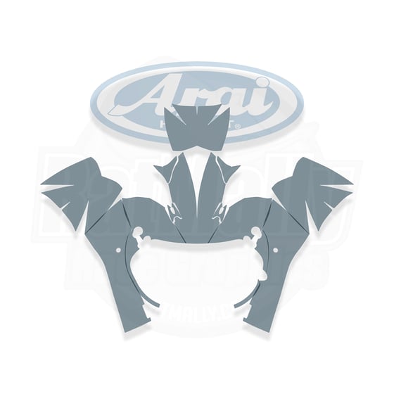 Image of Arai CK-6 Kart Helmet Vector Graphics Template