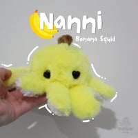 Image 1 of Meet Nanni the Banana Squid Plush!