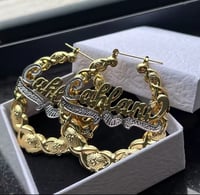 Bigger bling hoops 