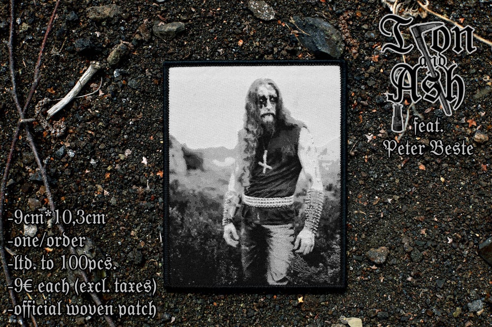 Peter Beste - Gaahl picture official woven Patch