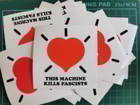 Image 2 of This Machine Kills Fascists Fundraising Stickers