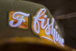 Image of snapback "fully fishing" hemp 