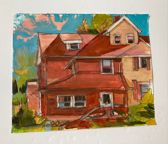 Image of Rutger's Park Landscape Painting Sale