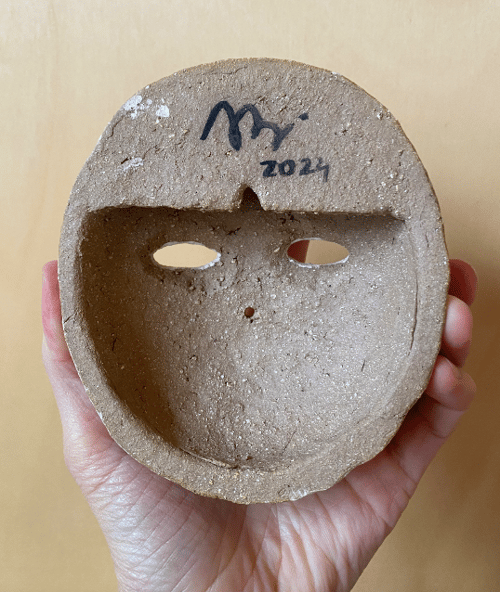 Image of Masque au regard fleuri / Mask with flowery lashes