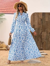 Floral Print Long dress