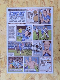 The Great Escape - Chesterfield FC vs Luton Town 2004 - A4 Print signed by goalscorer Glynn Hurst