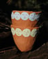 Smileeee terracotta plant pot (Blue face) Image 4