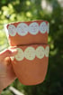 Smileeee terracotta plant pot (Blue face) Image 5