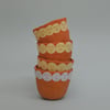 Smileeee terracotta plant pot (Blue face)