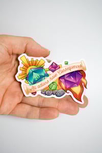 Image 2 of Stickers "All actions have consequences"