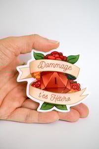 Image 2 of Sticker | Dommage t'es Hétero