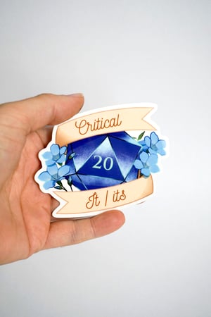 Image of Sticker "Critical it/its"