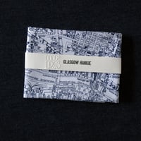 Image 3 of Glasgow vintage map printed handkerchief