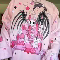 Image 2 of Bunny Reaper Sweater (made 2 order)