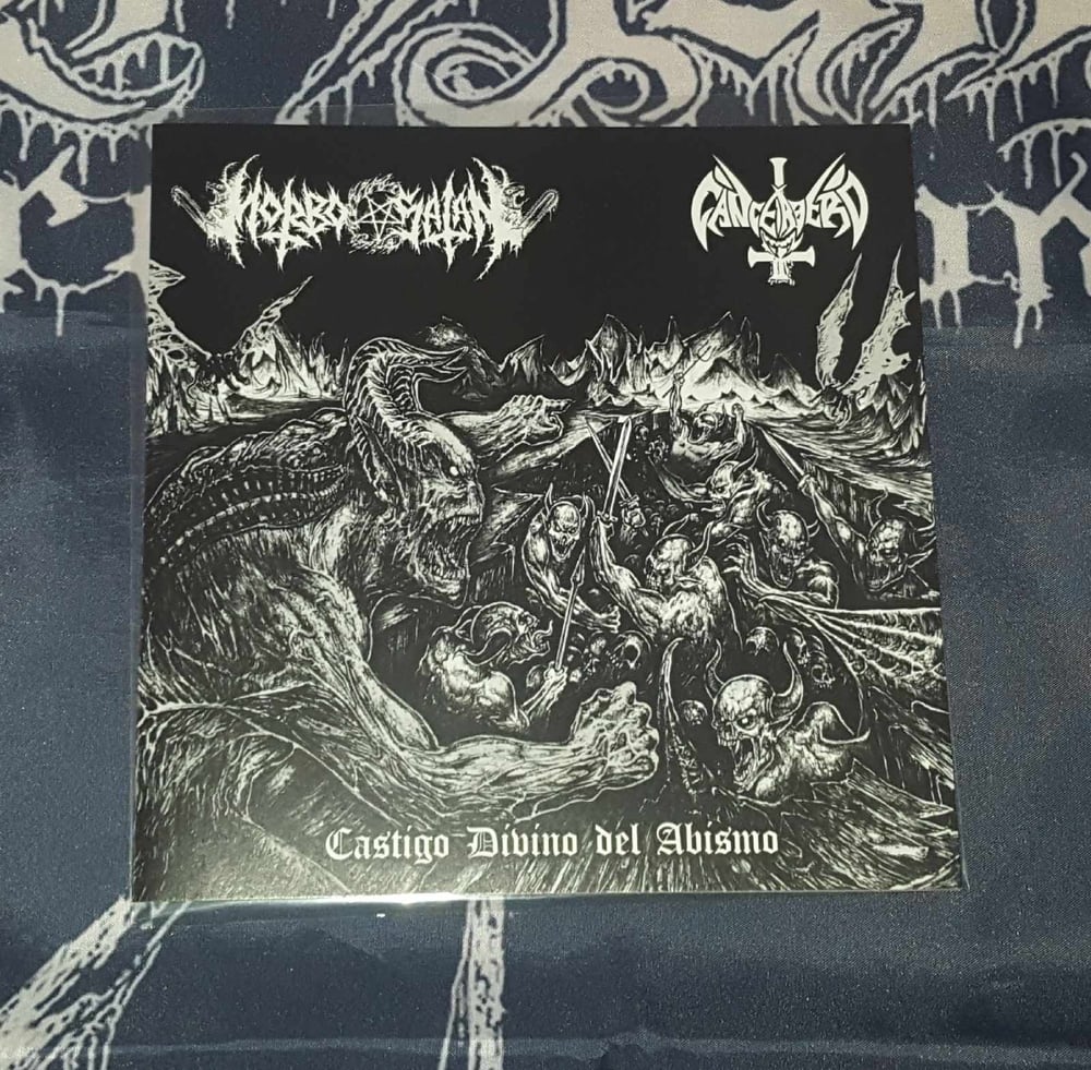 MORBOSATAN / CANCERBERO - Castigo Divino del Abismo - 7"EP