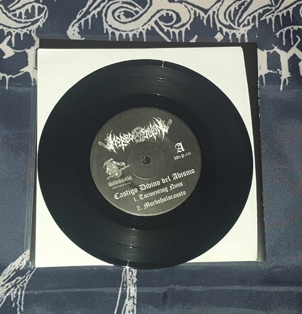 MORBOSATAN / CANCERBERO - Castigo Divino del Abismo - 7"EP