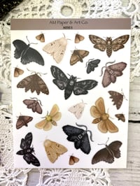 Image 2 of Moths Sticker Sheet