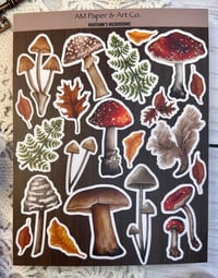 Image 2 of Maryann's Mushrooms Sticker Sheet