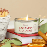 Cinnamon and Orange Pintail Candle