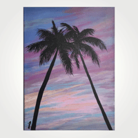 Bubblegum Breeze 9"x12" ORIGINAL 