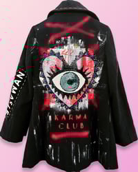Image 1 of Namaste ¥ unisex ¥ upCyclinG viLLaGe punK¥IbiZa ¥ Woll coaT¥ festival