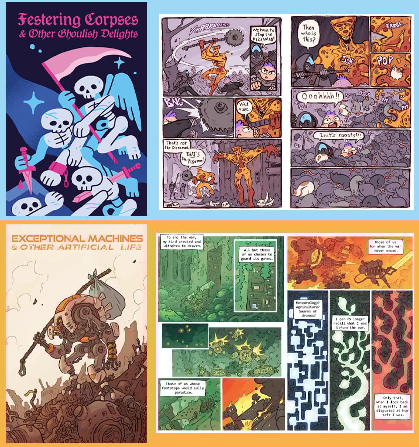 Image of Festering Corpses / Exceptional Machines - Comic Anthologies