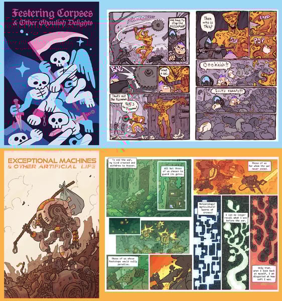 Image of Festering Corpses / Exceptional Machines - Comic Anthologies