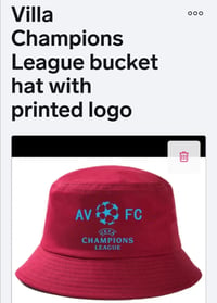 Image 2 of Villa champions league bucket hat 