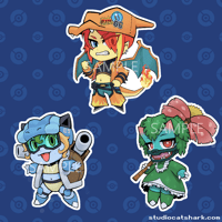 Image 1 of Poké Gals: Kanto Starters Bundle