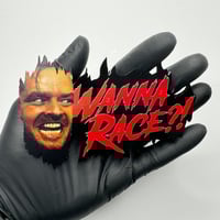 Image 1 of Wanna Race Badge