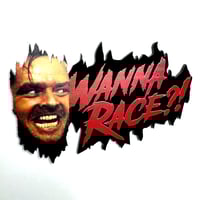 Image 2 of Wanna Race Badge